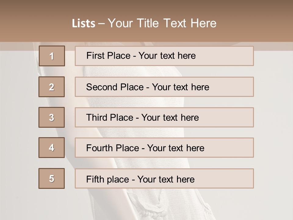 Bare Beauty Lady PowerPoint Template