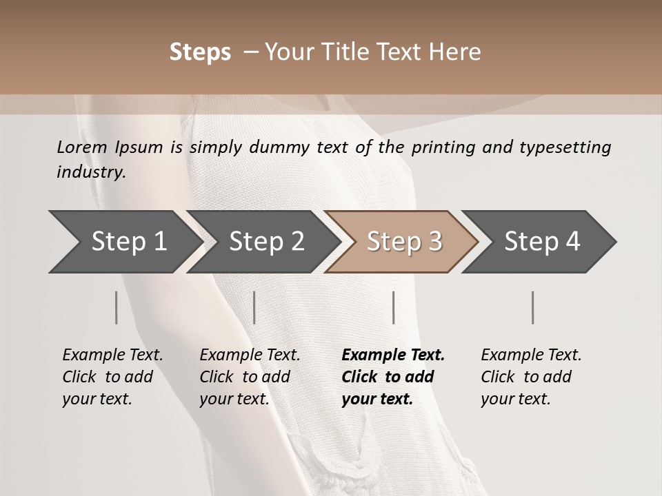 Bare Beauty Lady PowerPoint Template