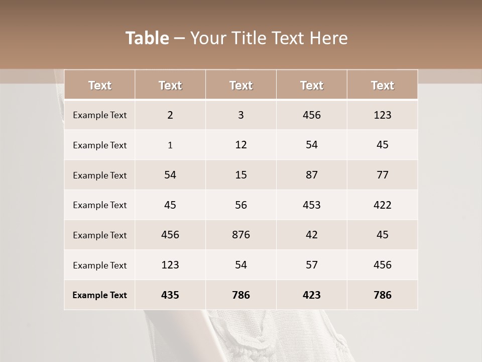 Bare Beauty Lady PowerPoint Template