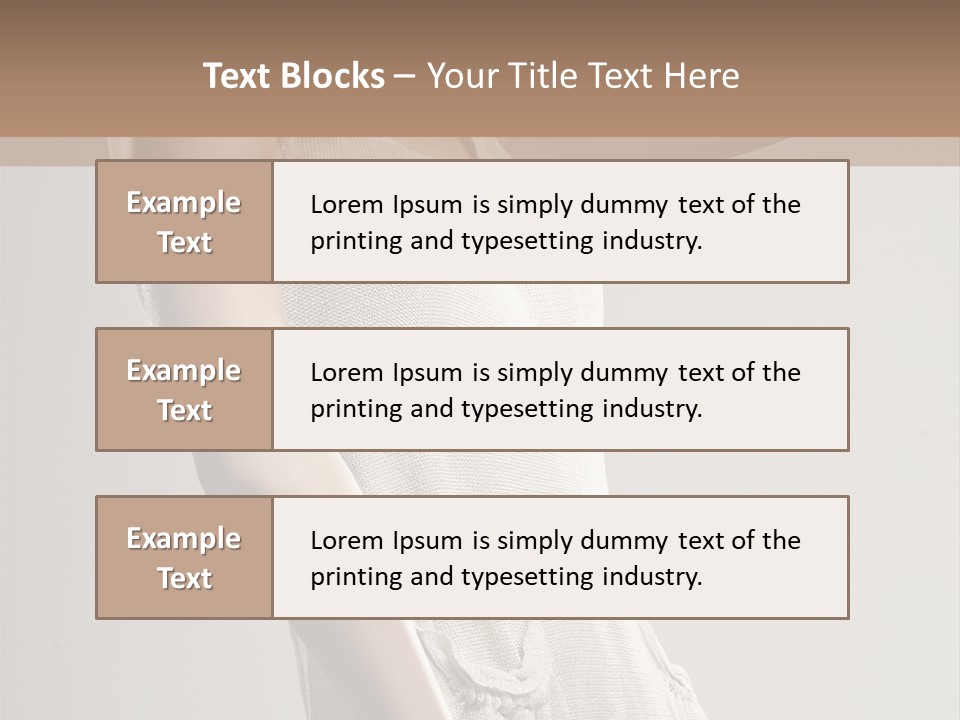 Bare Beauty Lady PowerPoint Template