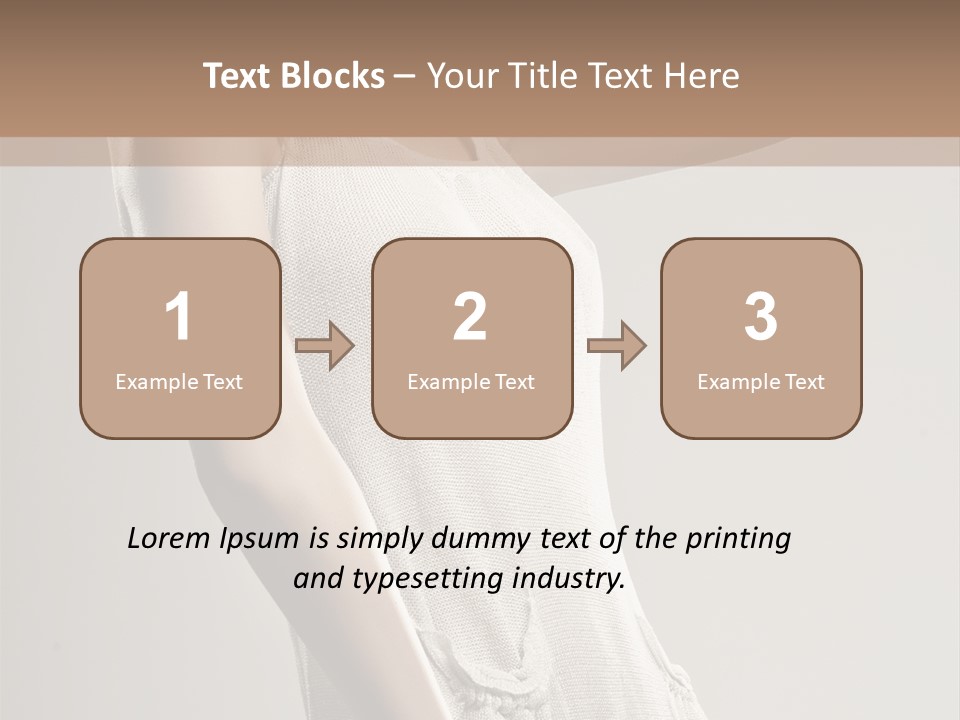 Bare Beauty Lady PowerPoint Template