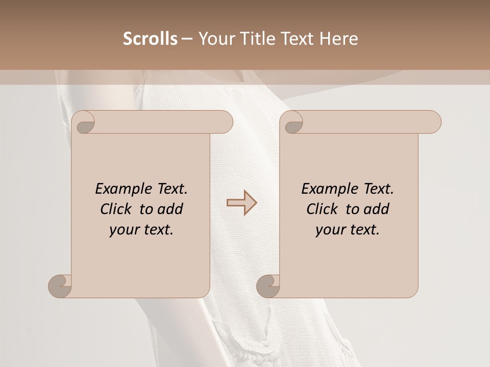 Bare Beauty Lady PowerPoint Template