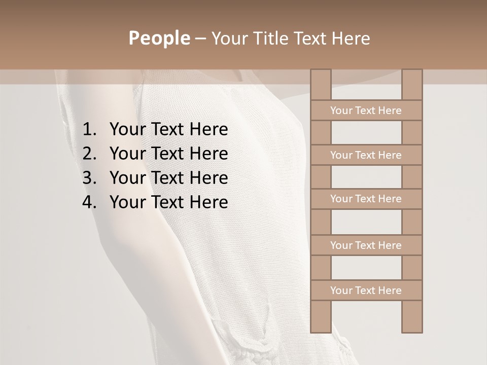 Bare Beauty Lady PowerPoint Template