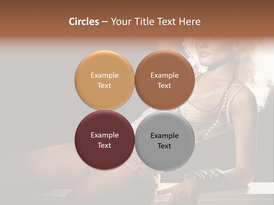 Glamor Girl Legs PowerPoint Template