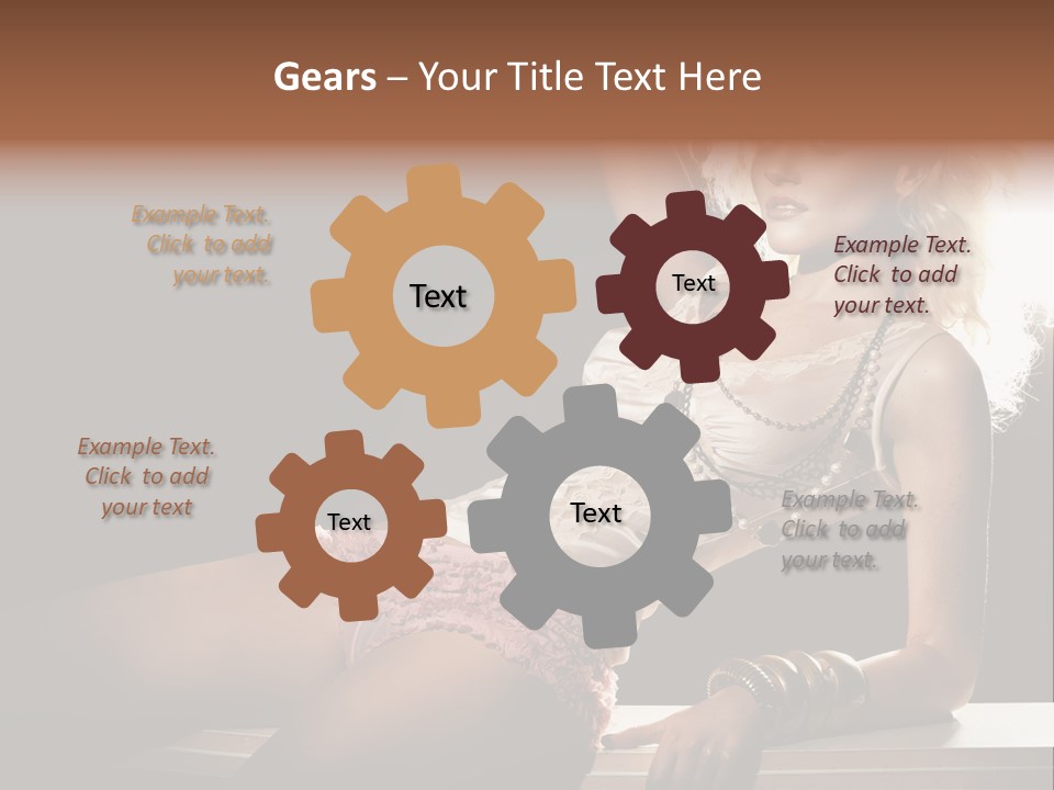 Glamor Girl Legs PowerPoint Template