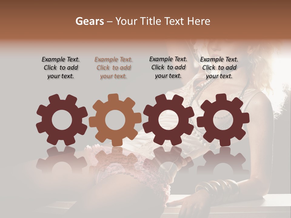 Glamor Girl Legs PowerPoint Template