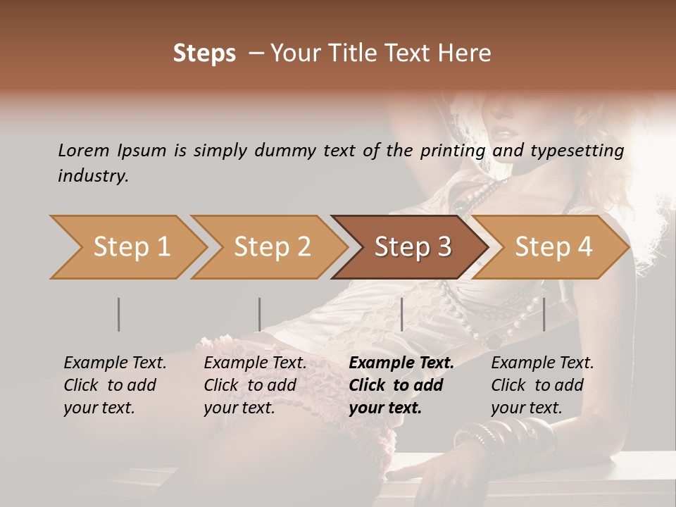 Glamor Girl Legs PowerPoint Template