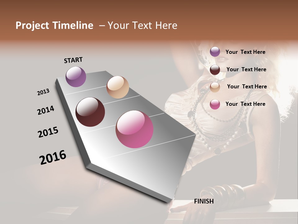 Glamor Girl Legs PowerPoint Template