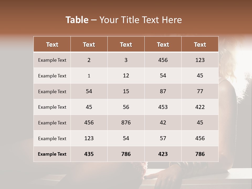 Glamor Girl Legs PowerPoint Template