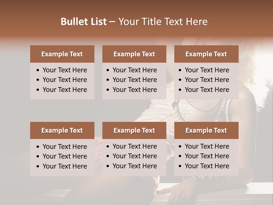 Glamor Girl Legs PowerPoint Template