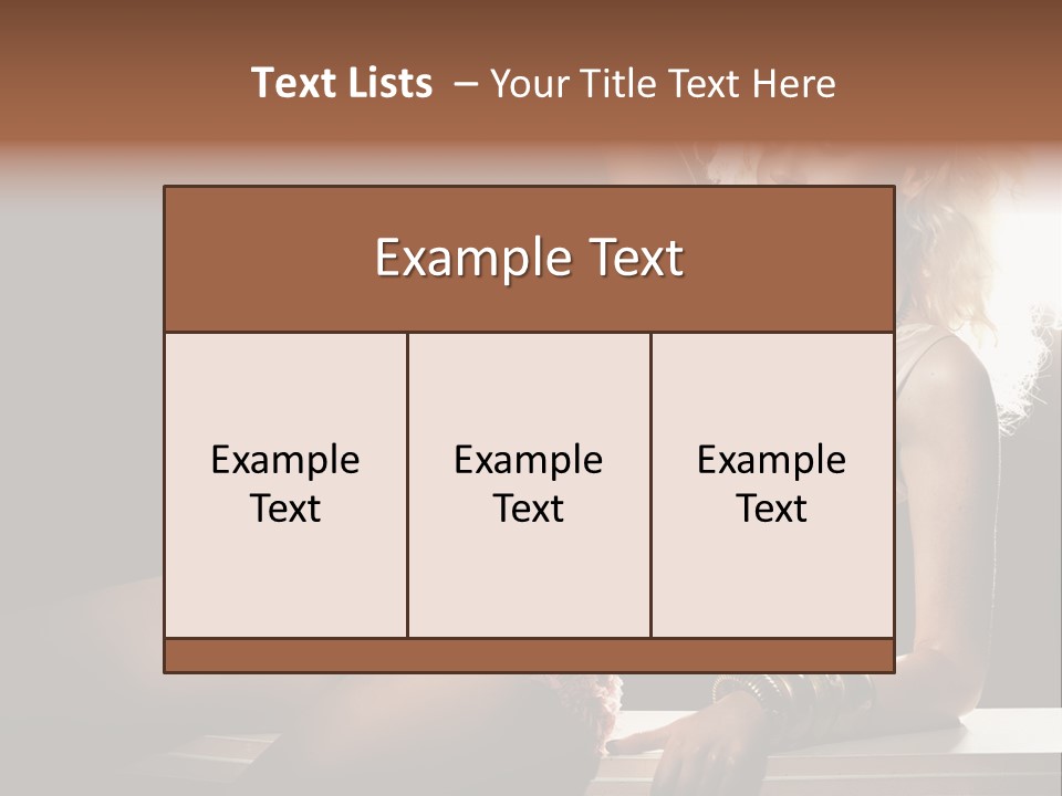 Glamor Girl Legs PowerPoint Template