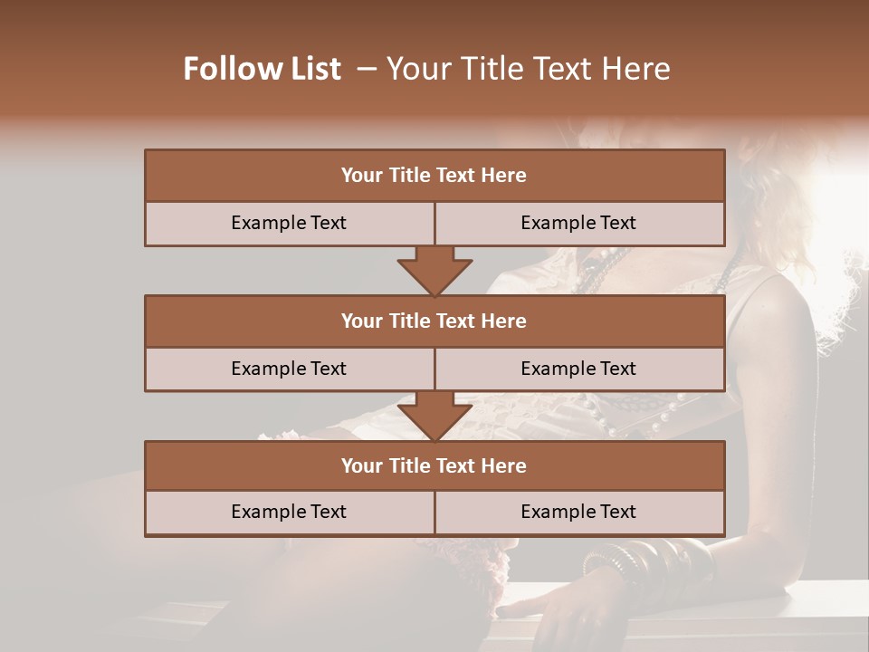 Glamor Girl Legs PowerPoint Template