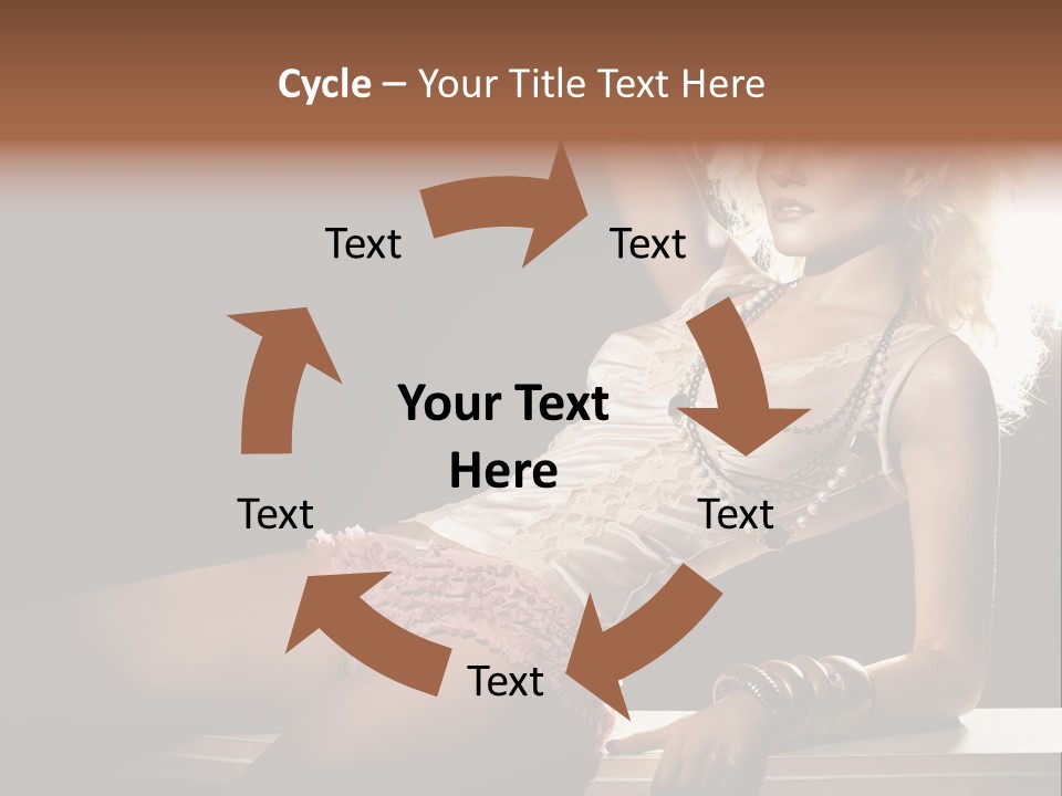 Glamor Girl Legs PowerPoint Template