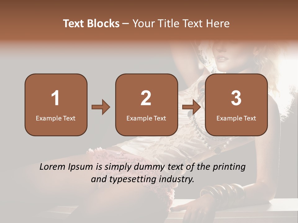 Glamor Girl Legs PowerPoint Template