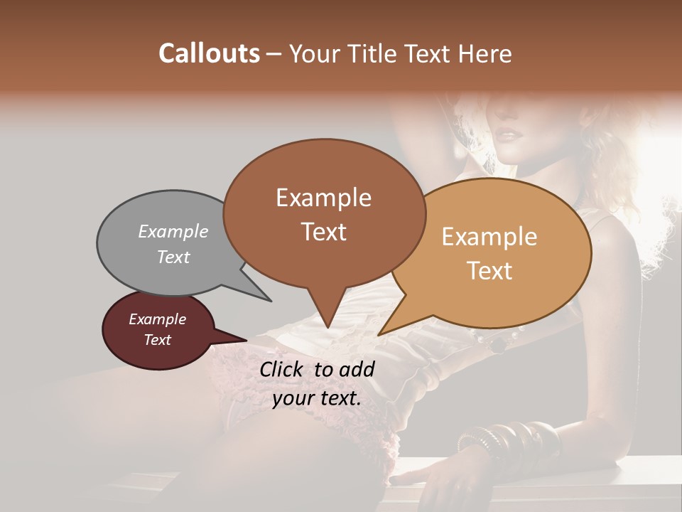 Glamor Girl Legs PowerPoint Template