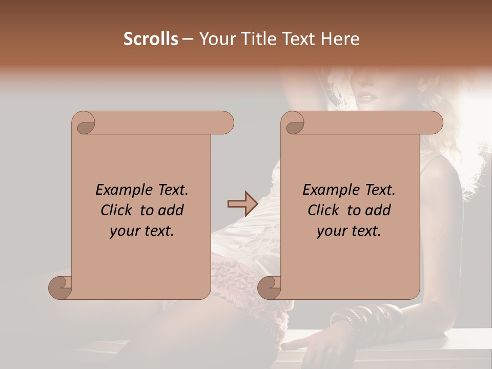 Glamor Girl Legs PowerPoint Template
