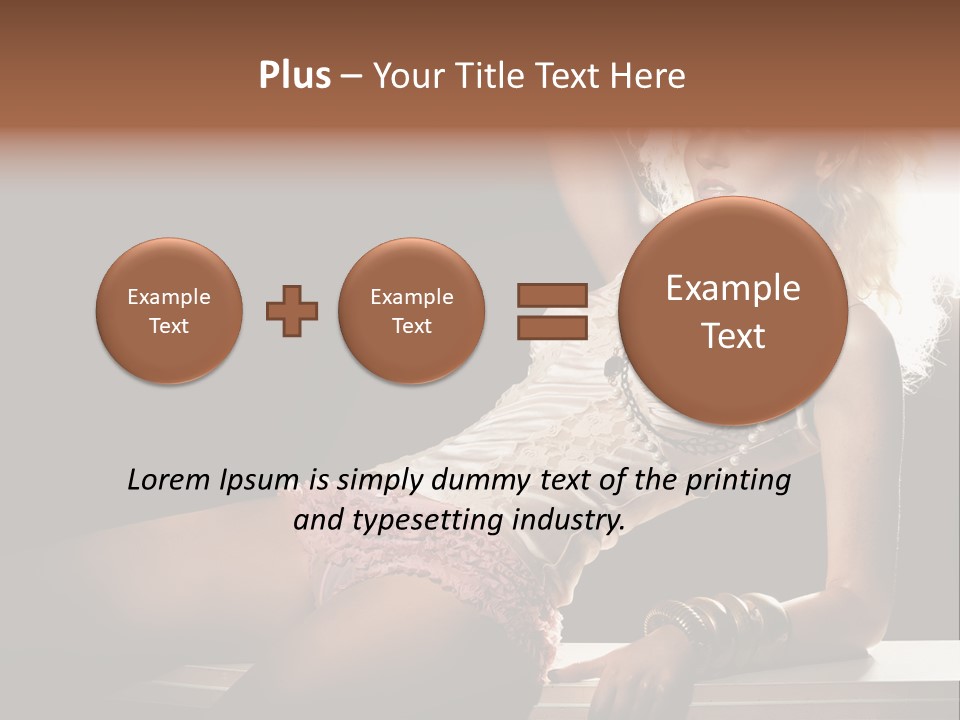 Glamor Girl Legs PowerPoint Template