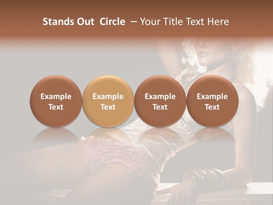 Glamor Girl Legs PowerPoint Template