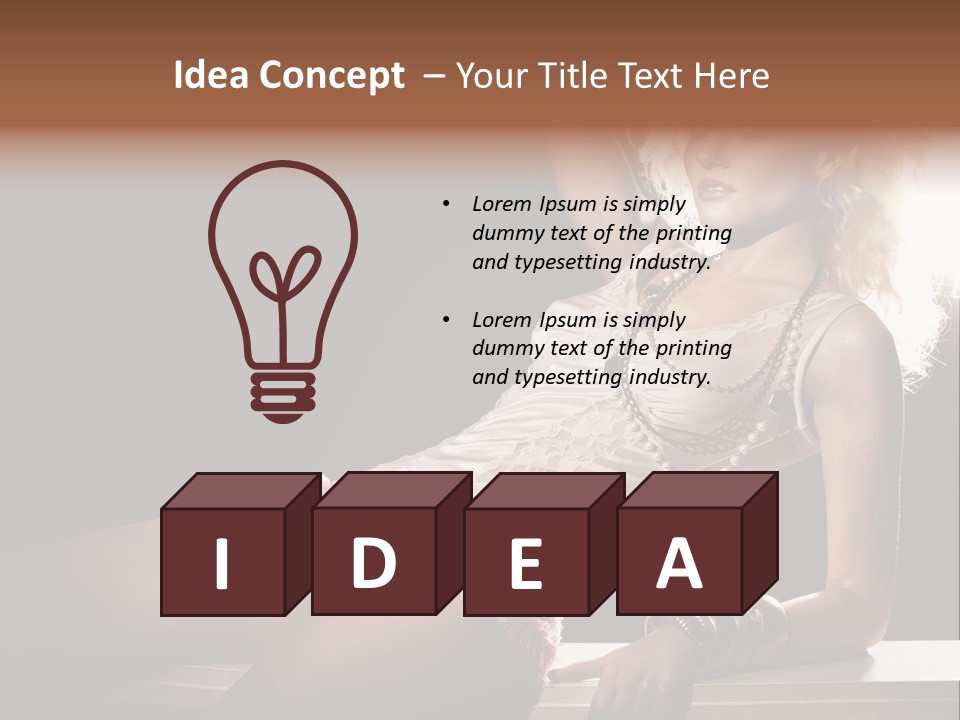 Glamor Girl Legs PowerPoint Template