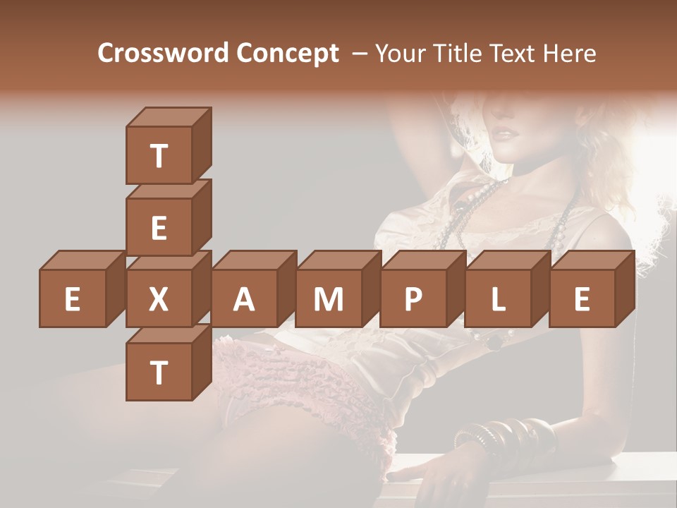 Glamor Girl Legs PowerPoint Template