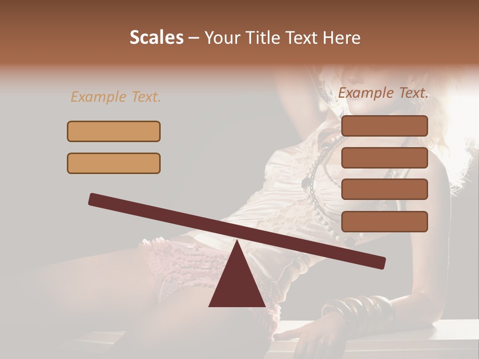 Glamor Girl Legs PowerPoint Template