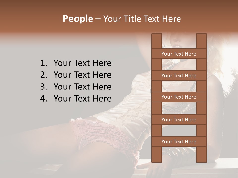 Glamor Girl Legs PowerPoint Template