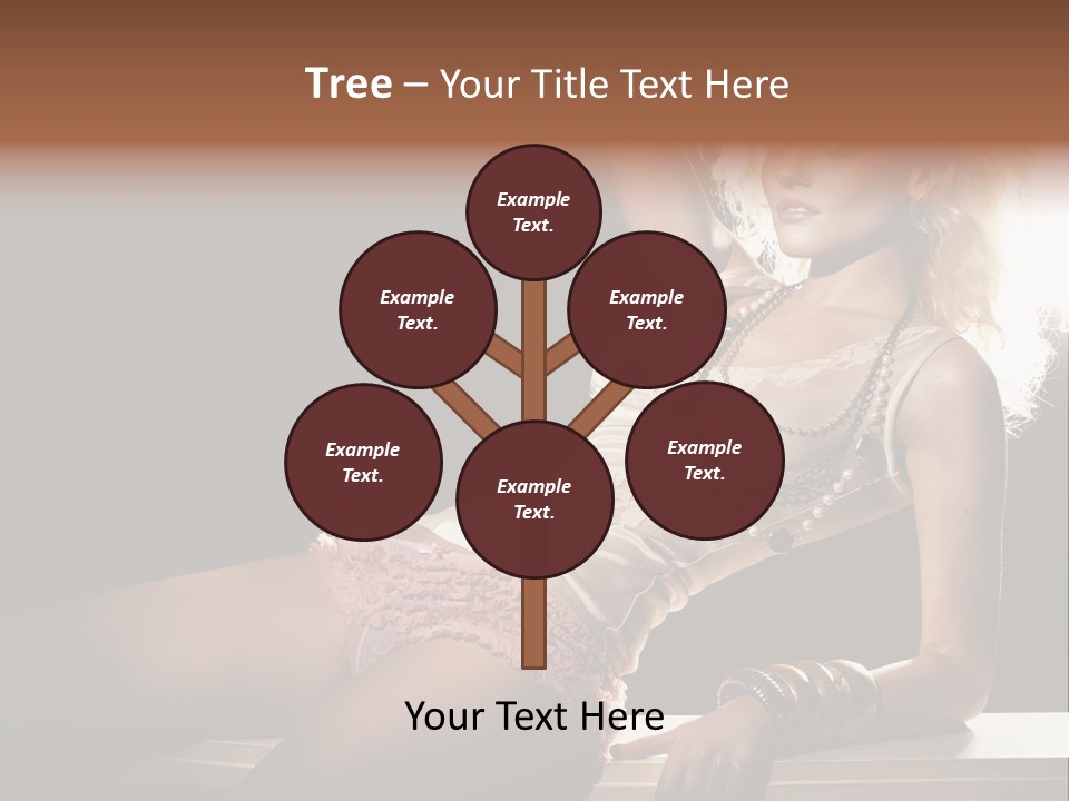 Glamor Girl Legs PowerPoint Template