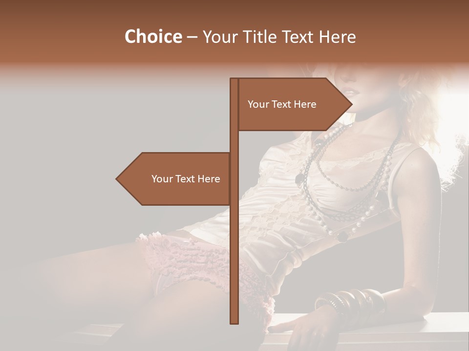 Glamor Girl Legs PowerPoint Template