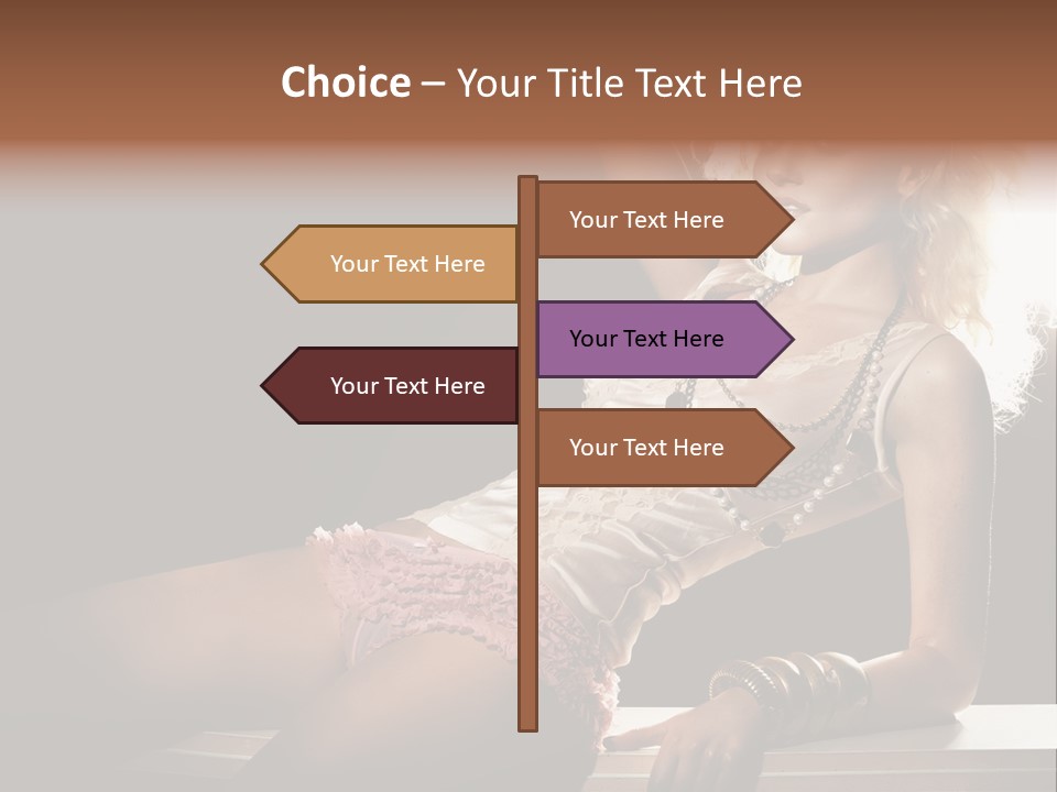 Glamor Girl Legs PowerPoint Template