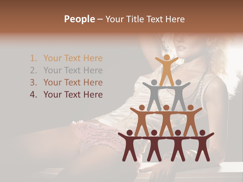 Glamor Girl Legs PowerPoint Template