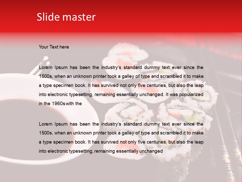 Japan Pieces Japanese PowerPoint Template