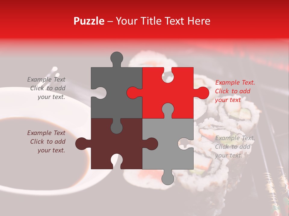 Japan Pieces Japanese PowerPoint Template