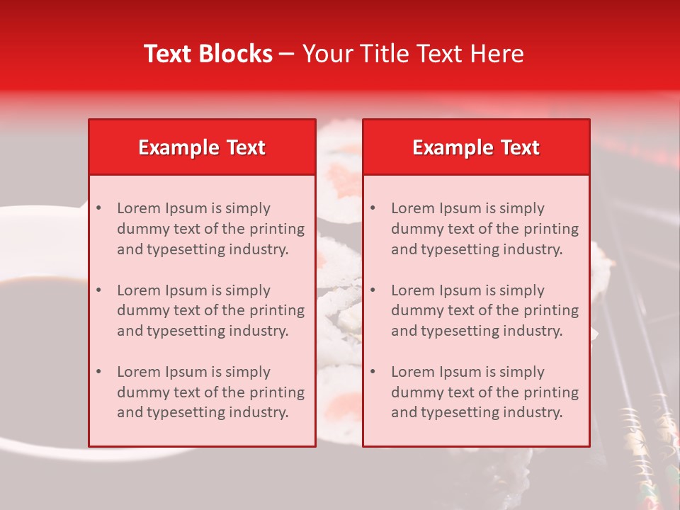 Japan Pieces Japanese PowerPoint Template