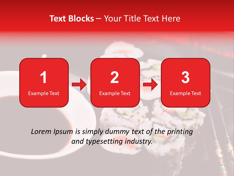 Japan Pieces Japanese PowerPoint Template