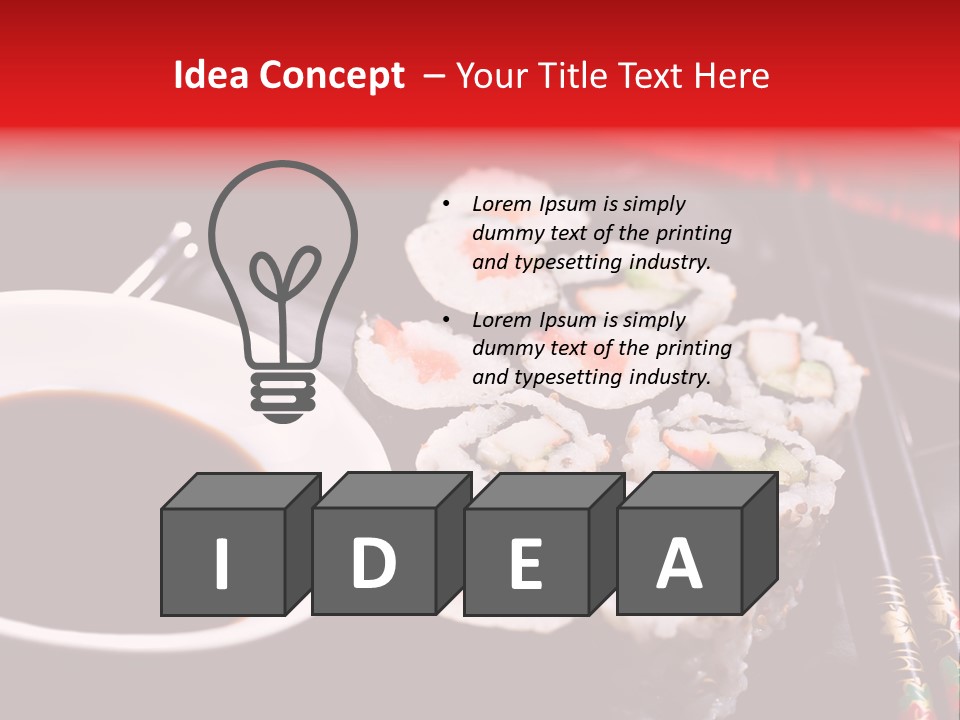 Japan Pieces Japanese PowerPoint Template