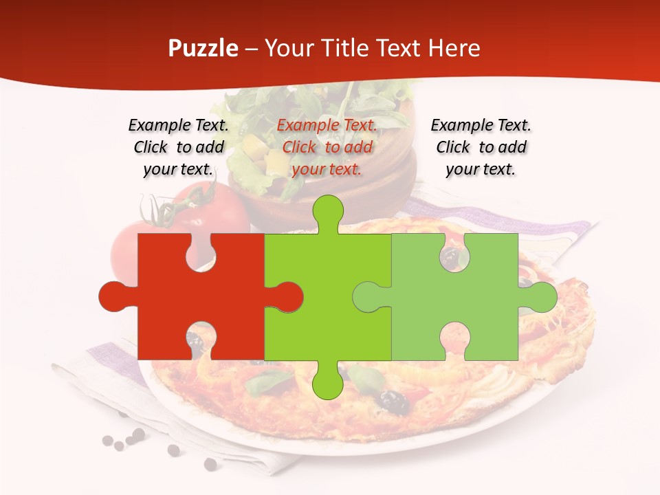 Snack Meat Green PowerPoint Template