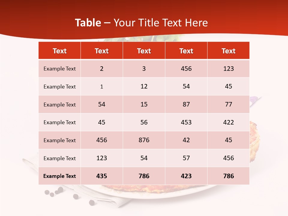 Snack Meat Green PowerPoint Template