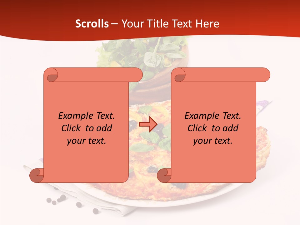 Snack Meat Green PowerPoint Template