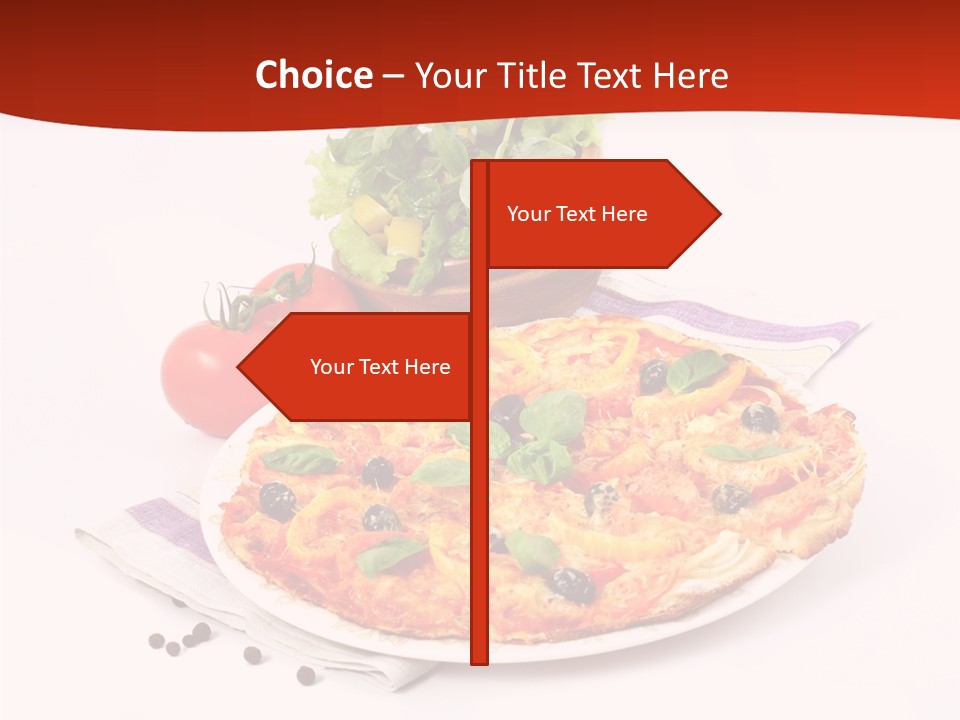 Snack Meat Green PowerPoint Template