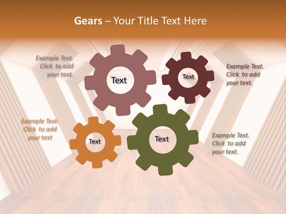 Wall Modern Render PowerPoint Template