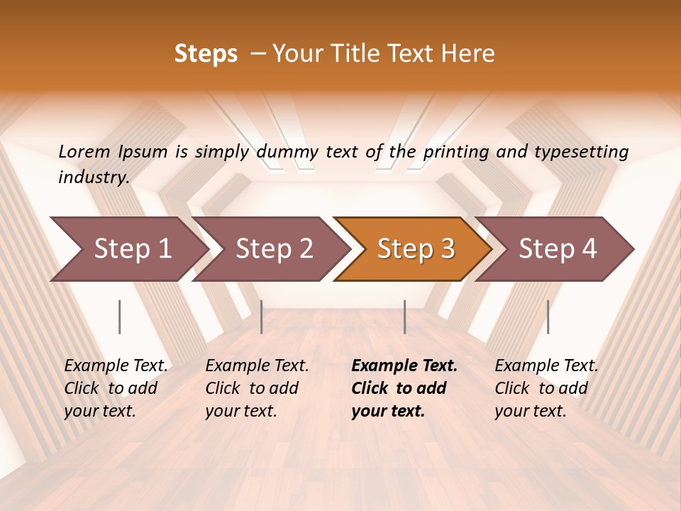 Wall Modern Render PowerPoint Template