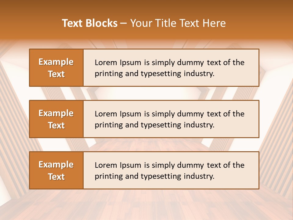 Wall Modern Render PowerPoint Template