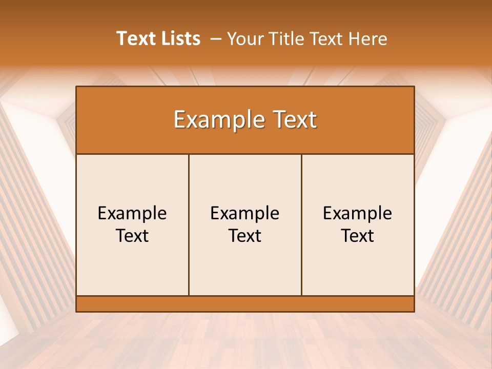 Wall Modern Render PowerPoint Template