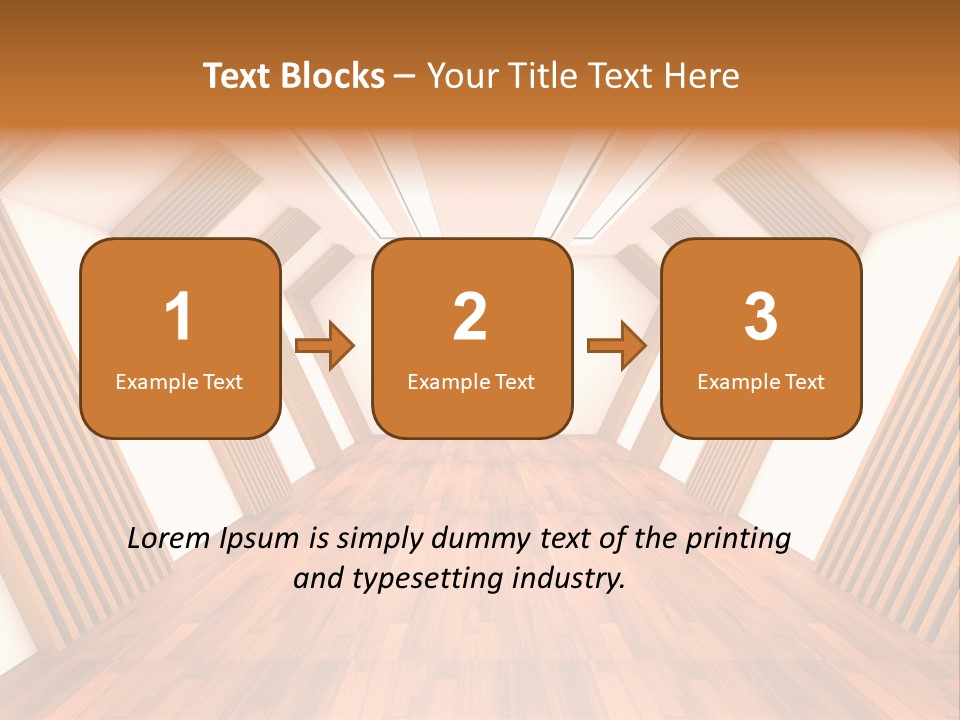 Wall Modern Render PowerPoint Template