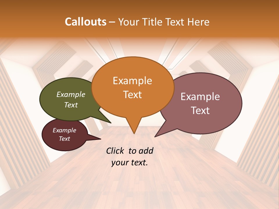 Wall Modern Render PowerPoint Template