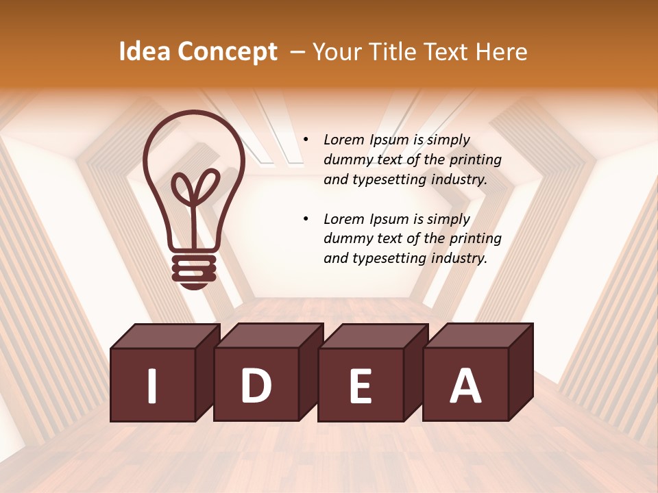 Wall Modern Render PowerPoint Template