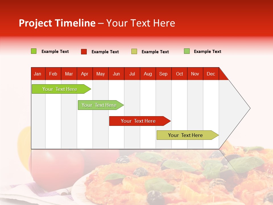 Isolated Olive Sausage PowerPoint Template