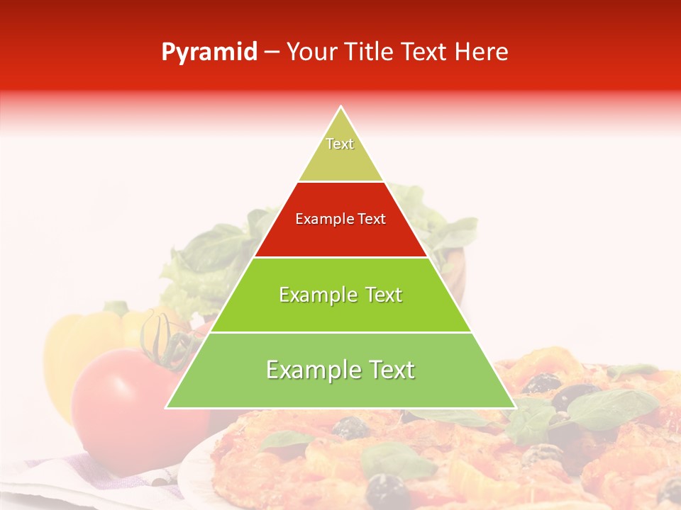 Isolated Olive Sausage PowerPoint Template