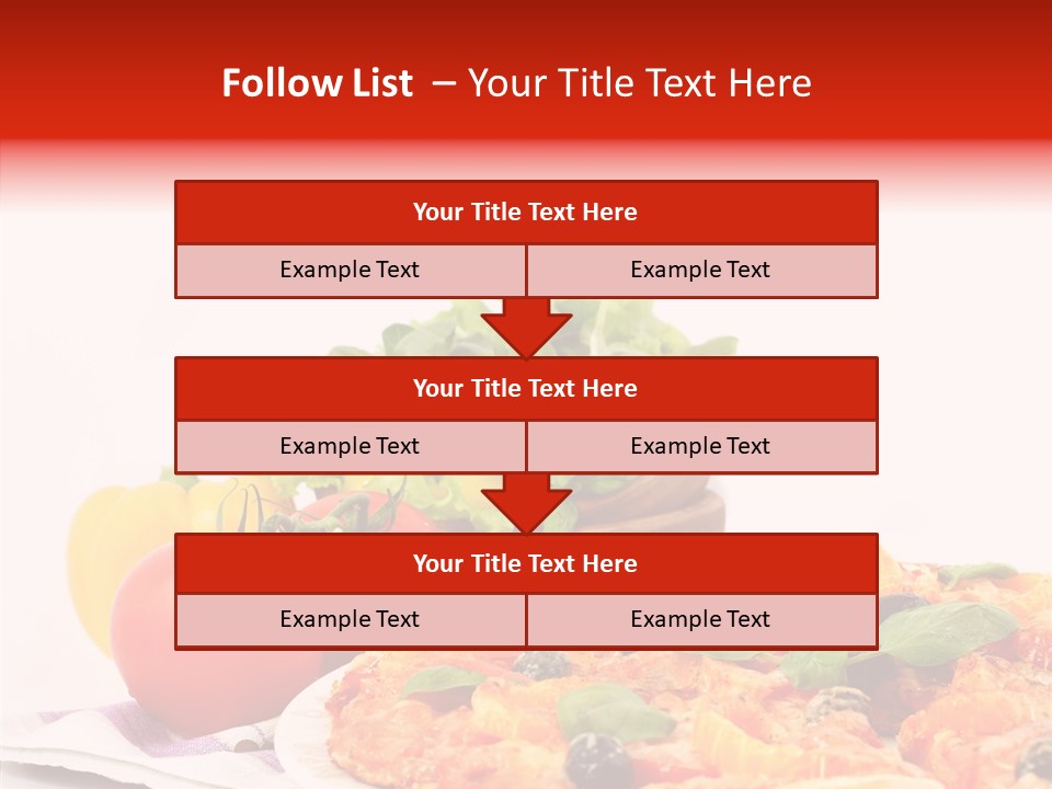 Isolated Olive Sausage PowerPoint Template