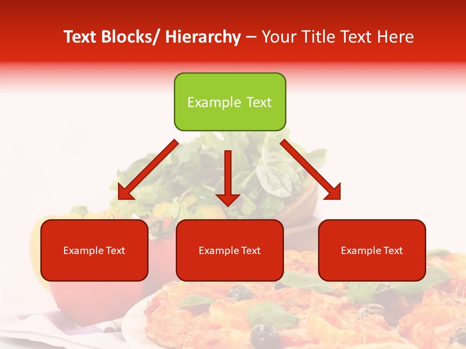 Isolated Olive Sausage PowerPoint Template